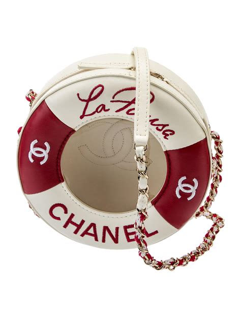 chanel coco lifesaver round bag|Chanel Coco Lifesaver Round Bag .